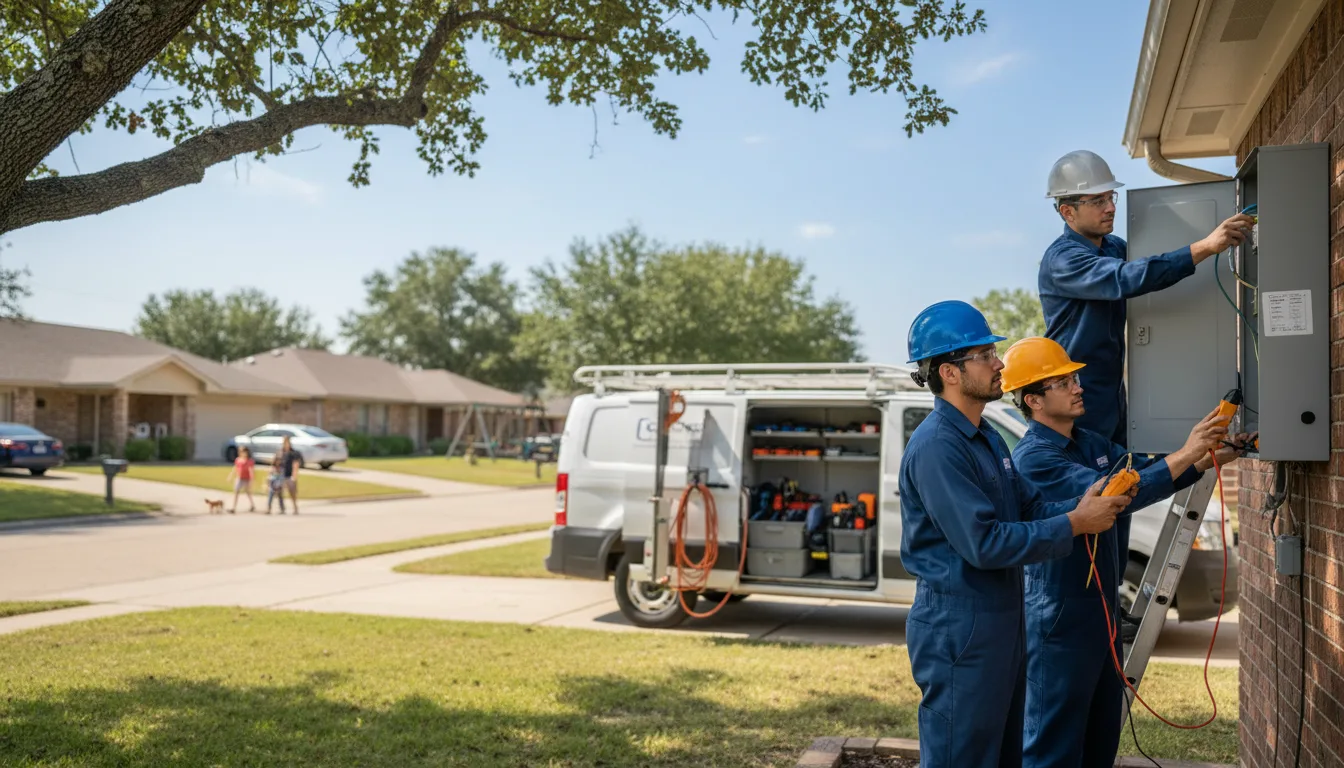 Certified electrician providing emergency electrical services in Hobbsville, NC